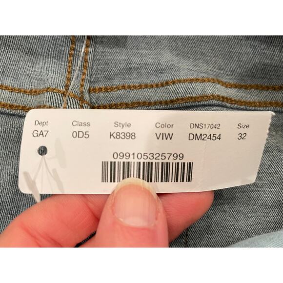 NWT J.Crew Point Sur Hightower Straight Jean in Vivid Indigo Wash, Size 32 - Picture 11 of 13